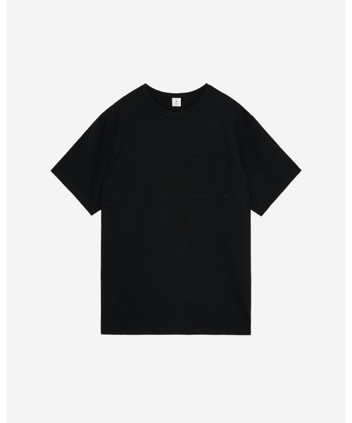 FRONT 11201(フロントワンワントゥーオーワン)の「Heavy Weight S/S With Pocket T-shirt(Tシャツ/カットソー・メンズ・ブラック/ネイビー/ホワイト・XL/L/M/S)」の2枚目の写真