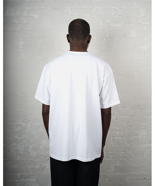 FRONT 11201(フロントワンワントゥーオーワン)の「Heavy Weight S/S With Pocket T-shirt(Tシャツ/カットソー・メンズ・ブラック/ネイビー/ホワイト・XL/L/M/S)」の14枚目の写真