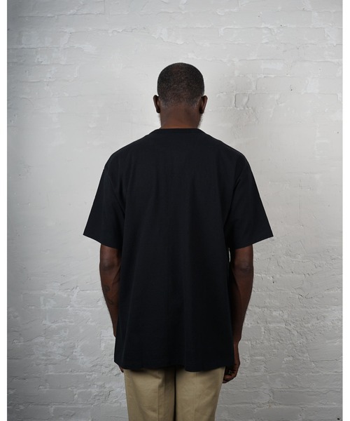 FRONT 11201(フロントワンワントゥーオーワン)の「Heavy Weight S/S With Pocket T-shirt(Tシャツ/カットソー・メンズ・ブラック/ネイビー/ホワイト・XL/L/M/S)」の17枚目の写真