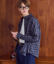 OSKR（オーエスケーアール）の「OSKR / オーエスケーアール ex Ombre Sheer Check L/S Shirt（シャツ/ブラウス）」