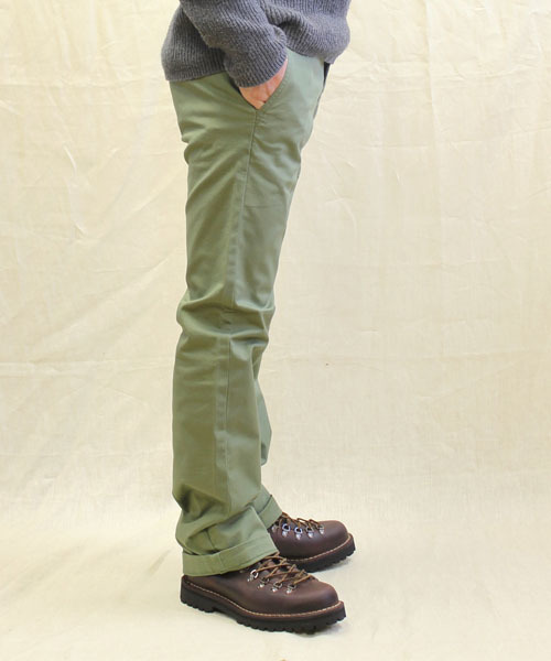 COLLARS（カラーズ）の「【COLLARS/ カラーズ】ストレッチツイル シューカットチノ（チノパンツ・メンズ・ブラック/アーミー/ベージュ・XL/L/M）」の6枚目の写真