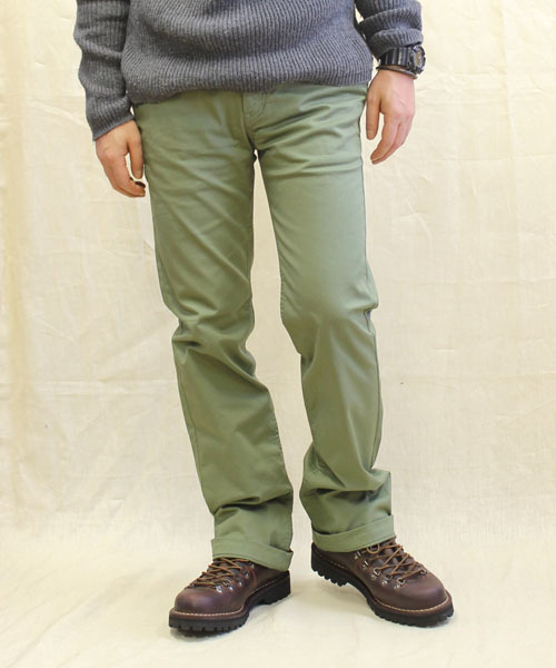 COLLARS（カラーズ）の「【COLLARS/ カラーズ】ストレッチツイル シューカットチノ（チノパンツ・メンズ・ブラック/アーミー/ベージュ・XL/L/M）」の15枚目の写真