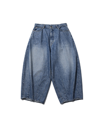 ANGLAN | Washed Denim Balloon Pants - Japan Fabric Edition(デニムパンツ)