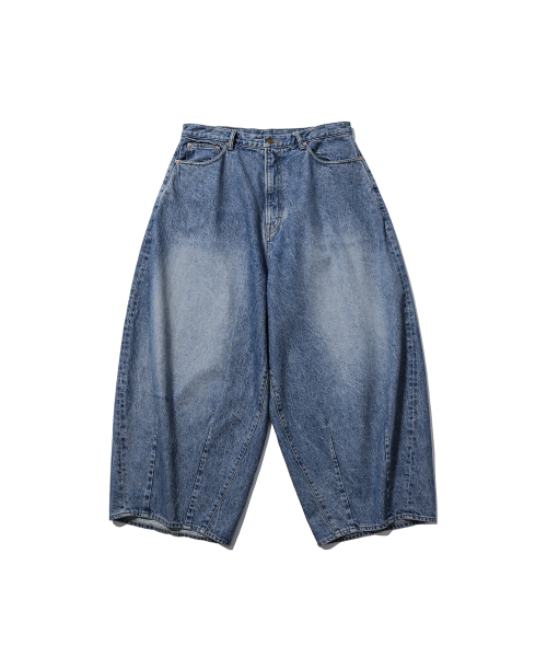 ANGLAN(アングラン)の「Washed Denim Balloon Pants - Japan Fabric Edition(デニムパンツ・メンズ・その他・1/2)」の1枚目の写真