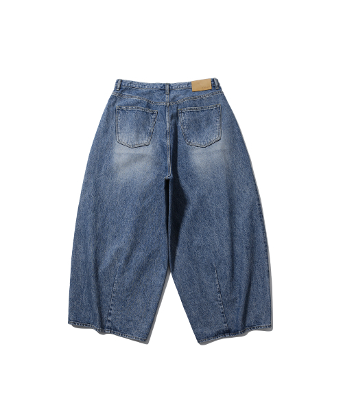 ANGLAN(アングラン)の「Washed Denim Balloon Pants - Japan Fabric Edition(デニムパンツ・メンズ・その他・1/2)」の2枚目の写真