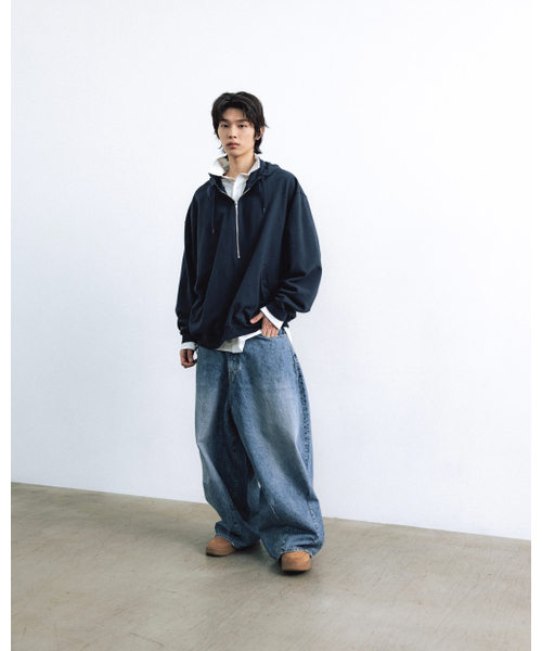 ANGLAN(アングラン)の「Washed Denim Balloon Pants - Japan Fabric Edition(デニムパンツ・メンズ・その他・1/2)」の3枚目の写真
