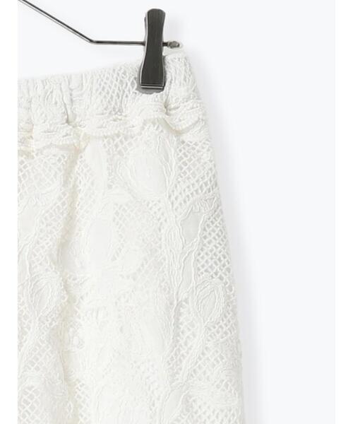 TSUHARU by Samansa Mos2（ツハルバイサマンサモスモス）の「【WHITE COLLECTION】オーバーレーススカート（スカート・レディース・ホワイト・F）」の10枚目の写真