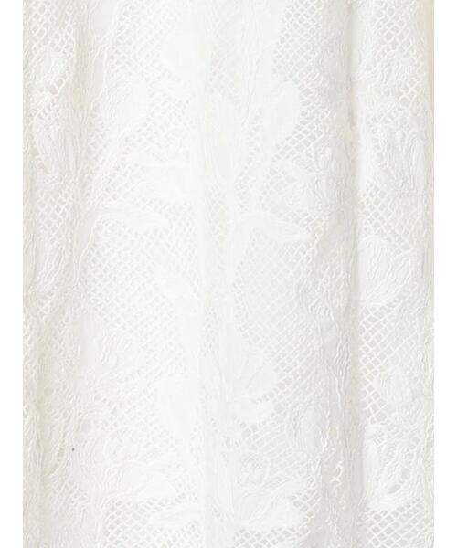 TSUHARU by Samansa Mos2（ツハルバイサマンサモスモス）の「【WHITE COLLECTION】オーバーレーススカート（スカート・レディース・ホワイト・F）」の4枚目の写真