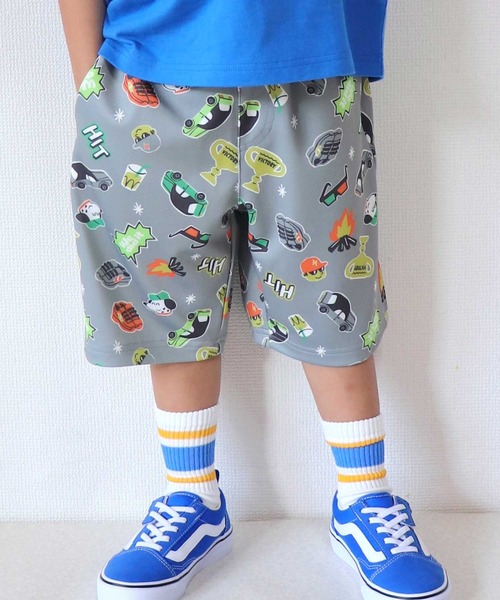 SKAPE(エスケープ)の「メッシュ5分パンツ(その他パンツ・キッズ・グレー/グリーン/ネイビー/ホワイト・90cm/80cm/130cm/120cm/110cm/100cm)」の2枚目の写真