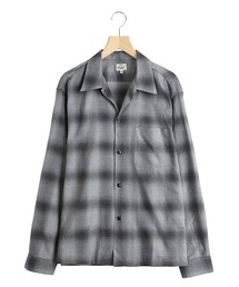 GOLD | GOLD / ゴールド：COTTON / SILK NEL CHECK OPEN SHIRT：26A-GL29646[MUS](シャツ/ブラウス)