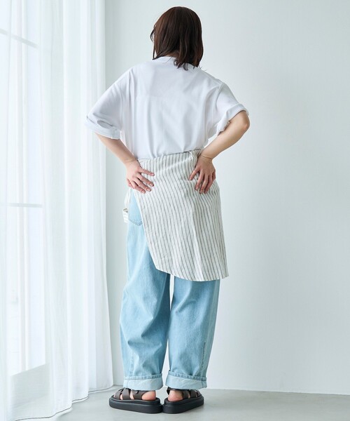 coen(コーエン)の「【抗菌防臭、防汚(食品、衿部分の皮脂汚れ)、UVカット】クリーンプラスロゴTシャツ ショートスリーブ(Tシャツ/カットソー・メンズ・ブラック/ライトグレー/ホワイト・L/M/S/XL)」の19枚目の写真