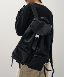 DRAW FIT（ドローフィット）の「ハイドダブルポケットバックパック [ブラック]（バックパック/リュック）」