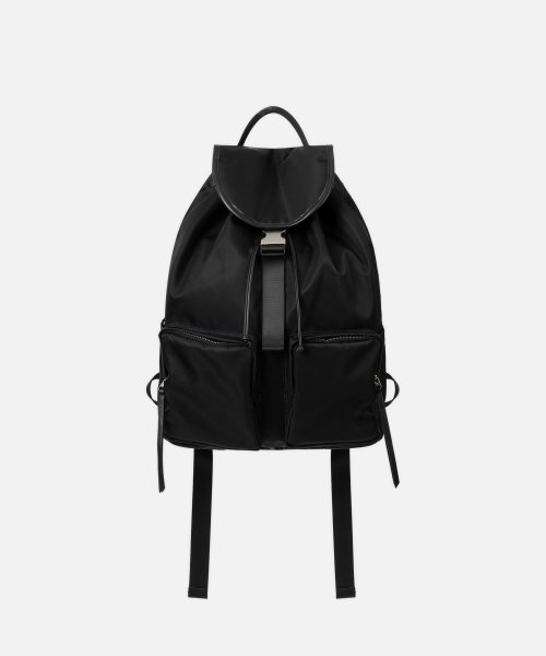 DRAW FIT（ドローフィット）の「ハイドダブルポケットバックパック [ブラック]（バックパック/リュック・メンズ・その他・FREE）」の3枚目の写真