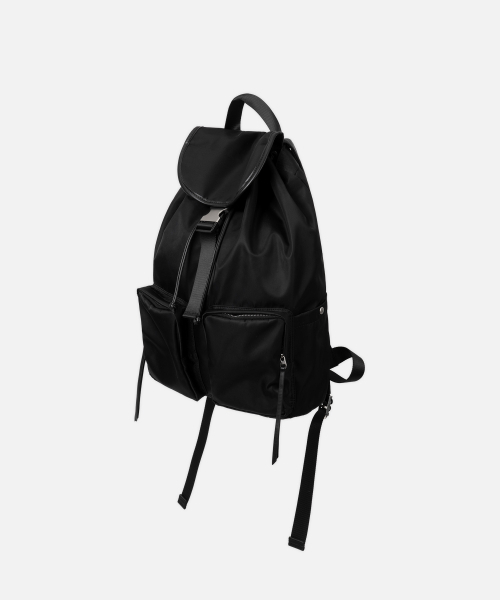 DRAW FIT（ドローフィット）の「ハイドダブルポケットバックパック [ブラック]（バックパック/リュック・メンズ・その他・FREE）」の4枚目の写真
