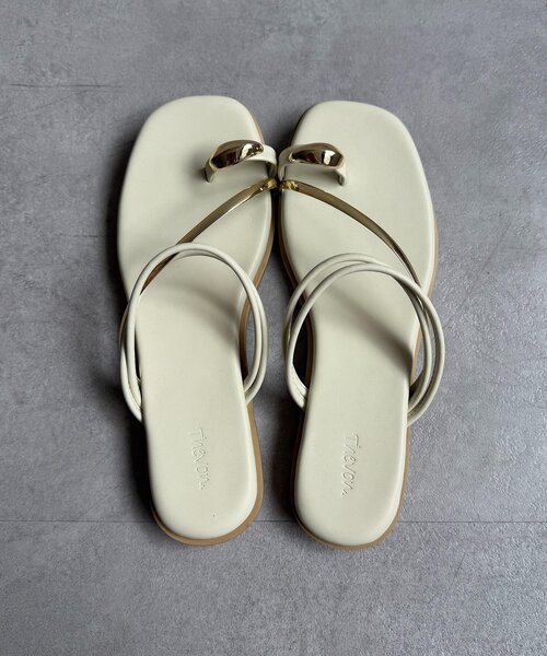 Thevon（ゼボン）の「GLDライントングサンダル（サンダル・レディース・アイボリー/ブラウン/ブラック・S/M/L）」の15枚目の写真