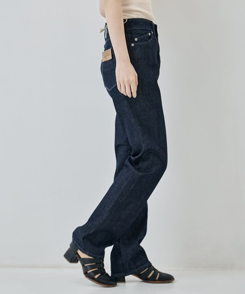 YANUK（ヤヌーク）の「[YANUK/ヤヌーク]ANNETTE(Slim Straight) OWI（デニムパンツ・レディース・インディゴブルー・23/24/25/26）」の2枚目の写真