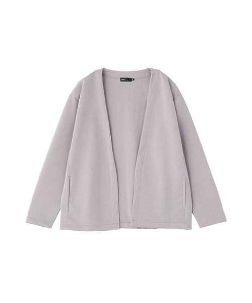 CRAFT STANDARD BOUTIQUE（クラフトスタンダードブティック）の「ボタンレスカットカーディガン（カーディガン/ボレロ・メンズ・ブラック/グレー/ダークベージュ・M/L）」の6枚目の写真