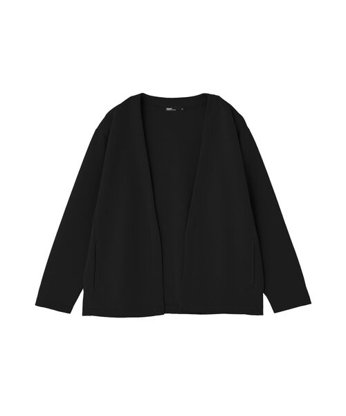 CRAFT STANDARD BOUTIQUE（クラフトスタンダードブティック）の「ボタンレスカットカーディガン（カーディガン/ボレロ・メンズ・ブラック/グレー/ダークベージュ・M/L）」の5枚目の写真