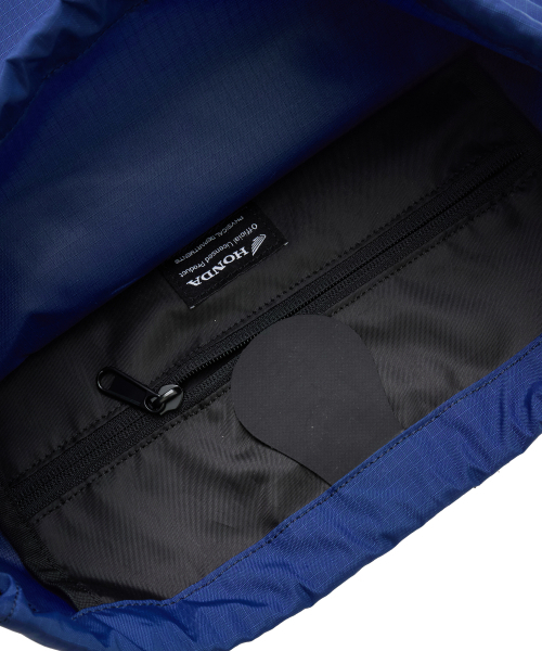 PHYPS MOTORCYCLE(フィップスモーターサイクル)の「Nylon Color Block Drawstring Bag Navy(バックパック/リュック・レディース・その他・FREE)」の5枚目の写真