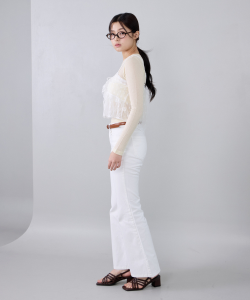 CESTI(セスティ)の「クリス クロス スリングバックサンダル (ブラウン)(サンダル・レディース・ブラウン・22.5cm/23cm/23.5cm/24cm/24.5cm/25cm)」の2枚目の写真