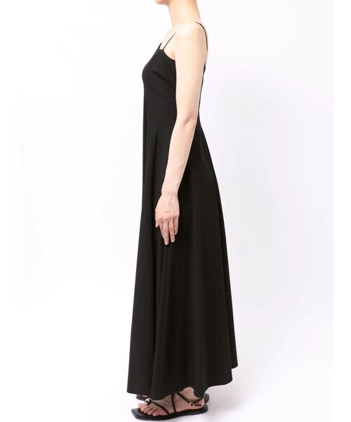 LAGUNAMOON(ラグナムーン)の「アシメデザインフレアワンピース 【夏服】(ワンピース・レディース・ブラック/オレンジ・MEDIUM/SMALL)」の5枚目の写真