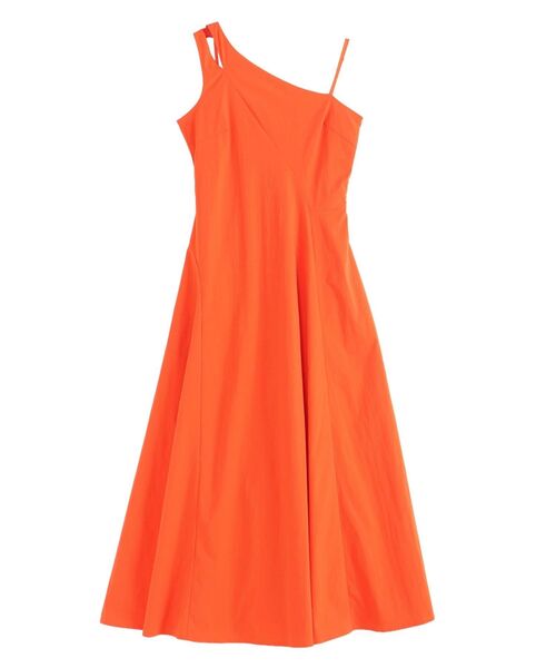 LAGUNAMOON(ラグナムーン)の「アシメデザインフレアワンピース 【夏服】(ワンピース・レディース・ブラック/オレンジ・MEDIUM/SMALL)」の12枚目の写真