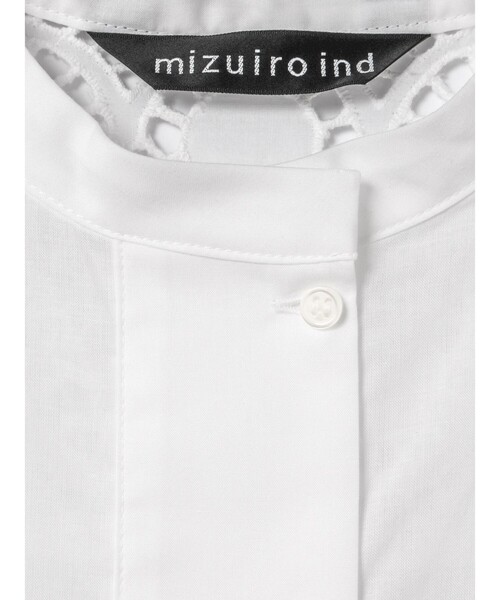 mizuiroind(ミズイロインド)の「mizuiro ind レースショルダーロングワンピース(ワンピース・レディース・ブラック/オフホワイト/グレー・FREE)」の5枚目の写真