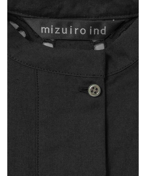 mizuiroind(ミズイロインド)の「mizuiro ind レースショルダーロングワンピース(ワンピース・レディース・ブラック/オフホワイト/グレー・FREE)」の7枚目の写真