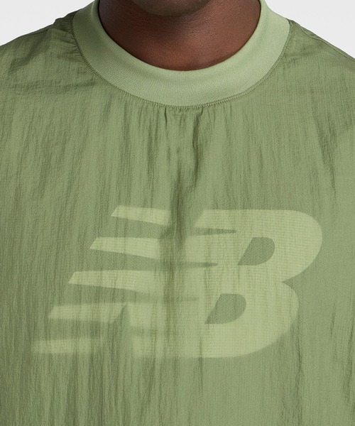 NEW BALANCE（ニューバランス）の「NB GREY 2レイヤースリーブレス（Tシャツ/カットソー・メンズ・オフホワイト/セージグリーン/ブラック・SMALL/MEDIUM/LARGE/X-LARGE/XX-LARGE）」の14枚目の写真