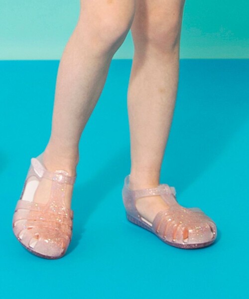 BRANSHES(ブランシェス)の「キラキラクリアサンダル(サンダル・キッズ・サックスブルー/イエロー/ピンク/パープル・19.0cm/15.0cm/17.0cm/21.0cm/20.0cm/16.0cm/18.0cm)」の3枚目の写真
