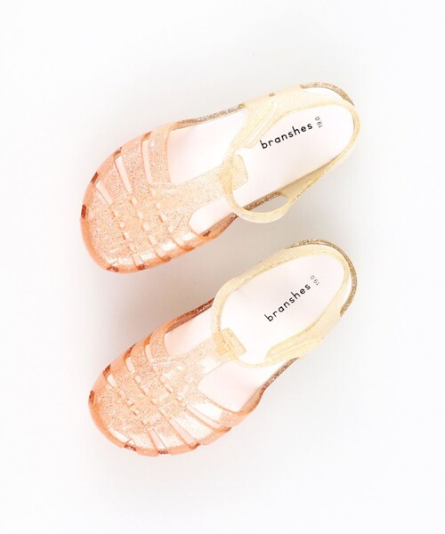 BRANSHES(ブランシェス)の「キラキラクリアサンダル(サンダル・キッズ・サックスブルー/イエロー/ピンク/パープル・19.0cm/15.0cm/17.0cm/21.0cm/20.0cm/16.0cm/18.0cm)」の5枚目の写真