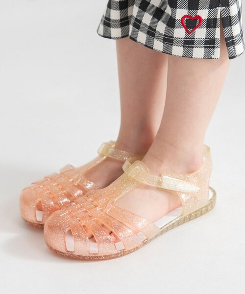 BRANSHES(ブランシェス)の「キラキラクリアサンダル(サンダル・キッズ・サックスブルー/イエロー/ピンク/パープル・19.0cm/15.0cm/17.0cm/21.0cm/20.0cm/16.0cm/18.0cm)」の7枚目の写真