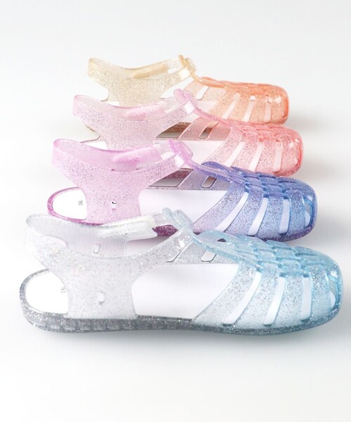 BRANSHES(ブランシェス)の「キラキラクリアサンダル(サンダル・キッズ・サックスブルー/イエロー/ピンク/パープル・19.0cm/15.0cm/17.0cm/21.0cm/20.0cm/16.0cm/18.0cm)」の17枚目の写真
