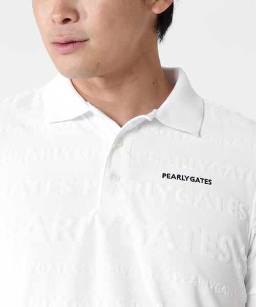 PEARLY GATES（パーリーゲイツ）の「【PEARLY GATES】パイルジャガード（ポロシャツ・メンズ・グリーン/ネイビー/ホワイト・X-LARGE/MEDIUM/LARGE）」の9枚目の写真