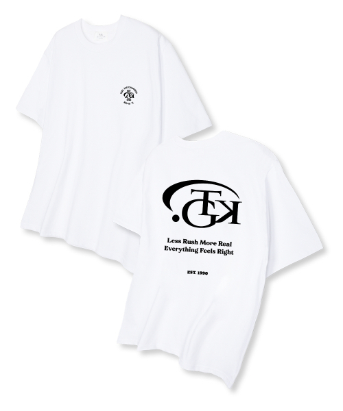 TI.GLAKE(ティーグレイク)の「TKクラブ オーバーサイズ 半袖Tシャツ ホワイト(Tシャツ/カットソー・メンズ・その他・LARGE/X-LARGE/XX-LARGE)」の1枚目の写真