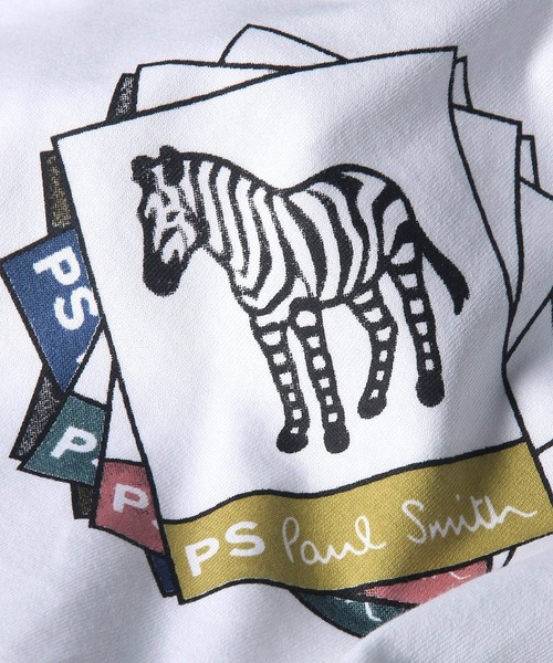 PS Paul Smith（ピーエスポールスミス）の「"Zebra Cards" 半袖Tシャツ / 162557 011R（Tシャツ/カットソー・メンズ・ブラック/ホワイト/オリーブ・LARGE/MEDIUM/SMALL/X-LARGE/XX-LARGE）」の9枚目の写真