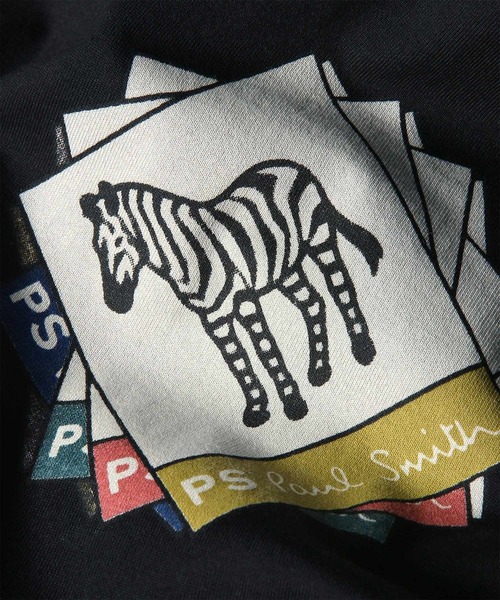 PS Paul Smith（ピーエスポールスミス）の「"Zebra Cards" 半袖Tシャツ / 162557 011R（Tシャツ/カットソー・メンズ・ブラック/ホワイト/オリーブ・LARGE/MEDIUM/SMALL/X-LARGE/XX-LARGE）」の12枚目の写真