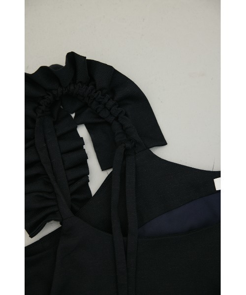 STYLEMIXER（スタイルミキサー）の「フリルショルダーショートオールインワン（つなぎ/オールインワン・レディース・アイボリー/オレンジ/ダークネイビー・MEDIUM/SMALL）」の11枚目の写真