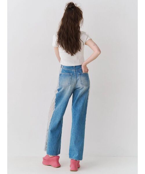 EVRIS(エヴリス)の「ネックレスフレンチスリーブショートトップス(Tシャツ/カットソー・レディース・ブルー/ホワイト/ブラック・FREE)」の10枚目の写真