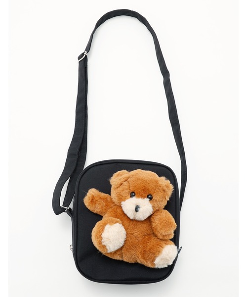 Little sunny bite(リトルサニーバイト)の「《Little Sunny Bite 》bear shoulder bag(ショルダーバッグ・レディース・ブラック/ピンク・FREE)」の4枚目の写真