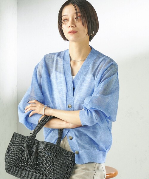 MAISON N.H PARIS(メゾンエヌアッシュパリ)の「MAISON N.H PARIS:ANNABELLE P(かごバッグ・レディース・キャメル/ブラック・ONE SIZE)」の5枚目の写真