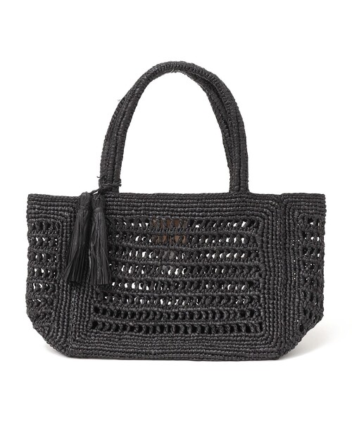 MAISON N.H PARIS(メゾンエヌアッシュパリ)の「MAISON N.H PARIS:ANNABELLE P(かごバッグ・レディース・キャメル/ブラック・ONE SIZE)」の12枚目の写真
