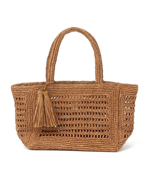 MAISON N.H PARIS(メゾンエヌアッシュパリ)の「MAISON N.H PARIS:ANNABELLE P(かごバッグ・レディース・キャメル/ブラック・ONE SIZE)」の13枚目の写真