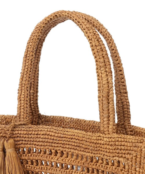 MAISON N.H PARIS(メゾンエヌアッシュパリ)の「MAISON N.H PARIS:ANNABELLE P(かごバッグ・レディース・キャメル/ブラック・ONE SIZE)」の18枚目の写真