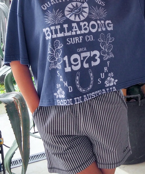 BILLABONG(ビラボン)の「BILLABONG ウィメンズ LIGHT SUCKER SHORTS ショートパンツ 【2026年夏モデル】(その他パンツ・レディース・オフホワイト/ブルー系その他/ピンク系その他・MEDIUM)」の2枚目の写真
