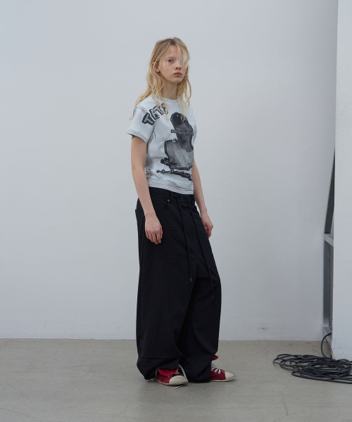 LCDC TM(エルシーディーシーティーエム)の「PRINTED T-SHIRT (MELANGE GREY)(Tシャツ/カットソー・レディース・その他・SMALL/MEDIUM)」の2枚目の写真