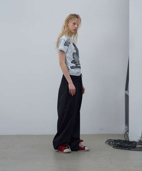 LCDC TM(エルシーディーシーティーエム)の「PRINTED T-SHIRT (MELANGE GREY)(Tシャツ/カットソー・レディース・その他・SMALL/MEDIUM)」の3枚目の写真