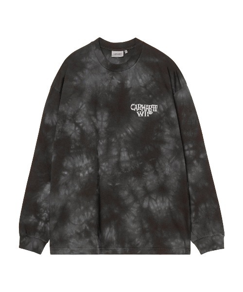 Carhartt WIP(カーハートダブリューアイピー)の「Carhartt WIP L/S RADIATE T-SHIRT(カーハートワークインプログレス L/S ラディエイト Tシャツ)(Tシャツ/カットソー・メンズ・ワイン系/ブラック系・SMALL/MEDIUM/LARGE/X-LARGE)」の1枚目の写真