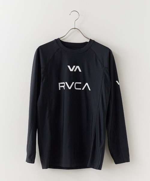 RVCA（ルーカ）の「RVCA/ルーカ VA RVCA SPORT RASH LS 長袖ラッシュガード メンズ 4WAYストレッチ 2026年 夏 夏服（ラッシュガード・メンズ・ホワイト/ブラック/カモフラージュ・M/L/XL）」の20枚目の写真