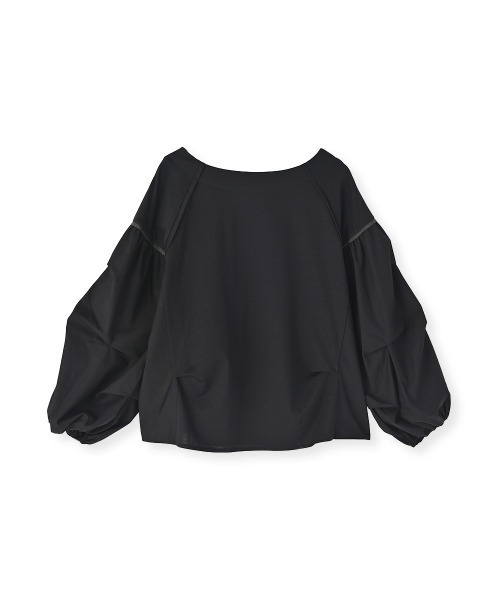 marjour(マージュール)の「SILKET BODY TUCK SLEEVE TOP(シャツ/ブラウス・レディース・ブラック/オフホワイト・M)」の15枚目の写真